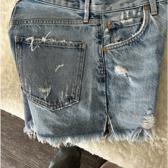 SOLD - Aritzia Agolde Denim Shorts - Picture 2 of 6